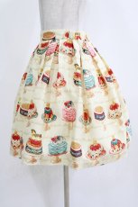 画像2: Jane Marple / アニバーサリーケーキのミニスカート M アイボリー H-26-09-23-005-JM-SK-AK-ZH (2)