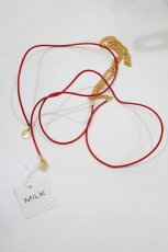 画像2: MILK / MILKチョーカー  レッド×ゴールド H-26-09-23-065-ML-AC-AK-ZH (2)