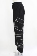画像2: NieR Clothing / ポケット付きパンツ F 黒 H-26-09-23-006-PU-PA-AK-ZH (2)
