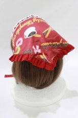 画像2: Emily Temple cute / Churrosリバーシブルバブーシュカ  レッド/レッドギンガム リバーシブル H-26-09-23-077-ET-AC-NS-ZH (2)