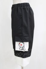 画像2: NieR Clothing / ポケット付きパンツ  黒×白 H-26-09-23-007-PU-PA-AK-ZH (2)