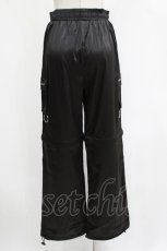 画像3: NieR Clothing / 刺繍ZIPパンツ  黒 H-26-09-23-008-PU-PA-AK-ZH (3)