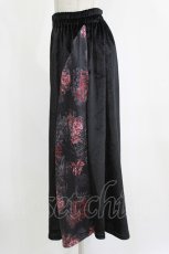 画像2: NieR Clothing / ベロア切替パンツ  黒 H-26-09-23-010-PU-PA-AK-ZH (2)