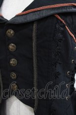 画像4: Ozz Croce / オーバー付きベスト  黒 H-26-09-23-014-OO-TO-AK-ZH (4)