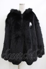 画像1: NieR Clothing / ファーZIPパーカー  黒 H-26-09-23-017-PU-TO-AK-ZH (1)