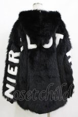 画像3: NieR Clothing / ファーZIPパーカー  黒 H-26-09-23-017-PU-TO-AK-ZH (3)