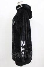 画像2: NieR Clothing / ふわもこプルパーカー  黒 H-26-09-23-018-PU-TO-AK-ZH (2)