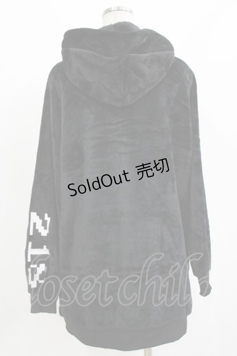 画像3: NieR Clothing / ふわもこプルパーカー  黒 H-26-09-23-018-PU-TO-AK-ZH (3)