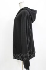 画像2: NieR Clothing / 刺繍ZIPパーカー  黒 H-26-09-23-019-PU-TO-AK-ZH (2)
