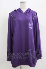 画像1: NieR Clothing / プリントプルパーカー  紫 H-26-09-23-022-PU-TO-AK-ZH (1)