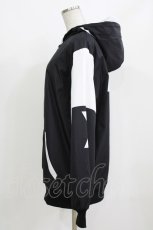 画像2: NieR Clothing / プリントZIPパーカー  黒×白 H-26-09-23-024-PU-TO-AK-ZH (2)