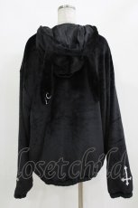 画像3: NieR Clothing / ふわもこZIPパーカー F 黒 H-26-09-23-026-PU-TO-AK-ZH (3)