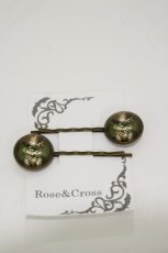 画像1: Rose&Cross / ヘアピン   H-26-09-24-038-GO-AC-KB-ZH (1)