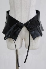 画像1: KILL STAR / Wetland Bat Peplum Corset ML ブラック H-26-09-24-005-PU-ZA-KB-ZH (1)