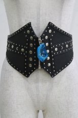 画像1: KILL STAR / Cosmic Goddess Waist Belt  ブラック H-26-09-24-055-PU-ZA-KB-ZH (1)
