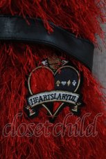 画像3: QOOZA / 「ディズニーツイステッドワンダーランド」ファーハット[HEARTSLABYUL]  レッド H-26-09-24-021-PU-AC-KB-ZH (3)