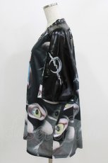 画像2: PINKSPINK / featured concept loose tee L ブラック H-26-09-24-003-PU-TO-KB-ZH (2)