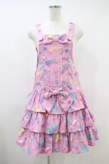 画像1: Angelic Pretty / Jelly Candy Toysサロペット Free ピンク H-26-09-25-031-AP-OP-NS-ZH (1)