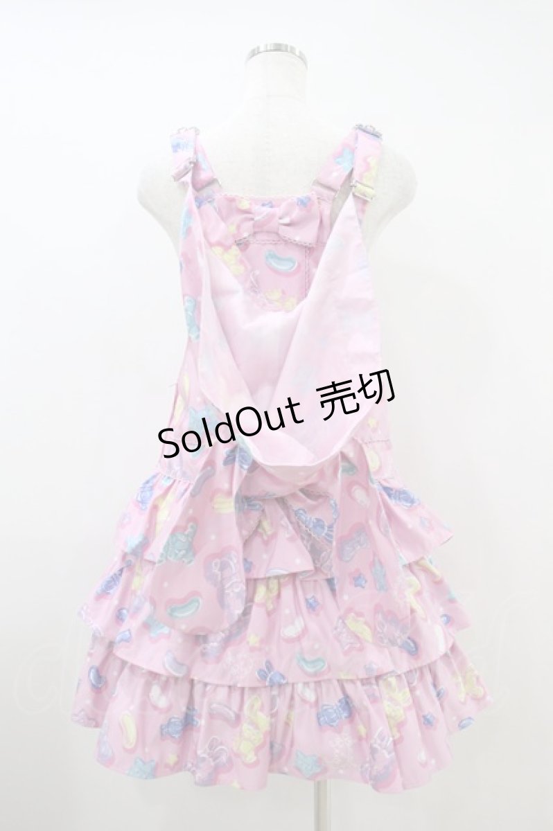 画像2: Angelic Pretty / Jelly Candy Toysサロペット Free ピンク H-26-09-25-031-AP-OP-NS-ZH (2)