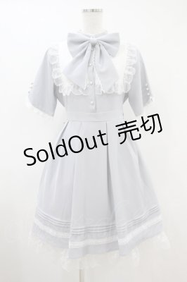 Preview of LaceBelleバイカラーワンピース Free サックス