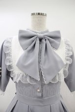画像3: Amavel / LaceBelleバイカラーワンピース Free サックス H-26-09-25-033-CA-OP-YZ-ZH (3)