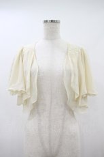 画像1: axes femme / シフォンドレッシーボレロ M 生成り H-26-09-25-044-AX-TO-NS-ZH (1)