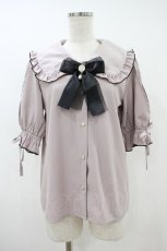 画像1: majoretty / 肩開きレースブラウス M ピンク H-26-09-25-049-LO-BL-YZ-ZH (1)
