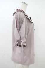 画像3: majoretty / 肩開きレースブラウス M ピンク H-26-09-25-049-LO-BL-YZ-ZH (3)