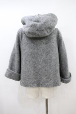 画像2: Franche Lippee / ネコボタンショートコート M グレー H-26-09-25-062-LO-CO-YZ-ZH (2)