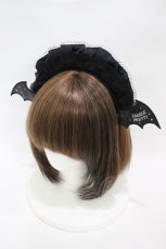 画像1: Angelic Pretty / Horror Candy Shopカチューシャ  ブラック H-26-09-25-014-AP-AC-YZ-ZH (1)