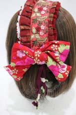 画像3: APOLIA / ヘアバンド  レッド H-26-09-25-016-LO-AC-NS-ZH (3)