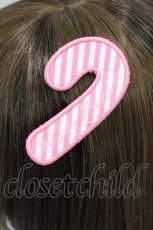 画像2: Angelic Pretty / キャンディケーンワッペンクリップ  ピンク H-26-09-25-019-AP-AC-NS-ZH (2)
