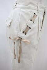 画像3: axes femme / レースアップパンツ M オフ H-26-09-25-026-AX-PA-NS-ZH (3)