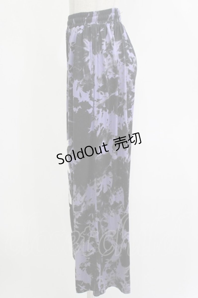 画像2: NieR Clothing / TIE DYE PANTS Free パープル H-26-09-26-032-PU-PA-NS-ZH (2)