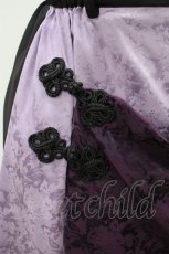 画像3: Deorart / KIMONO風ラップスカート M 黒×紫 H-26-09-26-1031-PU-SK-AK-ZH (3)