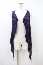 画像1: PEACE NOW / ボーダージレ M 黒×紫 H-26-09-26-1032-PU-TO-AK-ZH (1)