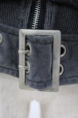 画像3: REFLEM / ベルト付クロップカーゴZIPパーカー FREE グレー H-26-09-26-1051-PU-TO-AK-ZH (3)