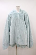画像1: Deorart / メロウボリュームファー・ネコミミフードポンチョコート L ミント H-26-09-26-1052-PU-CO-AK-ZH (1)