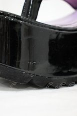 画像4: YOSUKE / 厚底下駄トングサンダル L 黒 H-26-09-26-1001-PU-SH-AK-ZH (4)