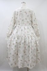 画像2: Melody BasKet / 白猫のTea timeサイドリボンワンピース M アイボリー H-26-09-26-1023-LO-OP-AK-ZH (2)