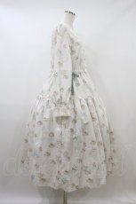 画像3: Melody BasKet / 白猫のTea timeサイドリボンワンピース M アイボリー H-26-09-26-1023-LO-OP-AK-ZH (3)
