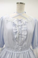 画像4: Emily Temple cute / Lacy Tieredワンピース M サックス H-26-09-26-1024-ET-OP-AK-ZH (4)