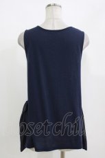 画像3: axes femme / レースシフォン切換タンク M ネイビー/ブルー H-26-09-26-057-AX-TO-NS-ZH (3)