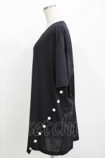 画像2: NieR Clothing / ウルフプリントTシャツ Free ブラック H-26-09-26-060-PU-TS-NS-ZH (2)