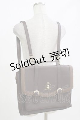 Preview of ベアー金具サッチェルバッグ  ブラウン