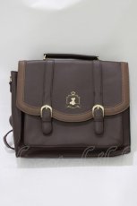 画像2: axes femme POETIQUE / ベアー金具サッチェルバッグ  ブラウン H-26-09-26-067-AX-BG-NS-ZH (2)