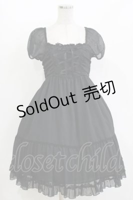 Preview of 小花刺繍ワンピース 2 ブラック