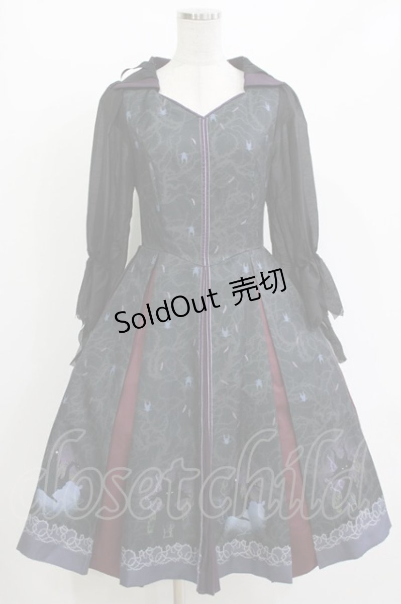 画像1: Secret Honey / Sleeping Beauty(Maleficent ver) Free ブラック H-26-09-26-003-CA-OP-NS-ZH (1)