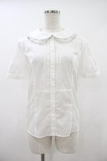 画像1: Emily Temple cute / ロゴカラーブラウス M 白 H-26-09-27-043-ET-BL-NS-ZH (1)