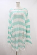 画像1: KILL STAR / Peppermint knit Sweater L ミント H-26-09-27-047-PU-TO-KB-ZH (1)